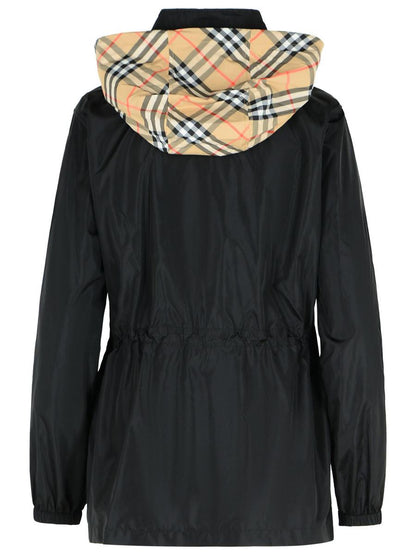 Burberry 'Blackpool' Black Polyamide Raincoat