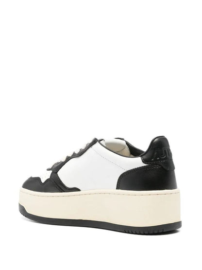 Autry "Platform Low" Leather Sneakers Shoes