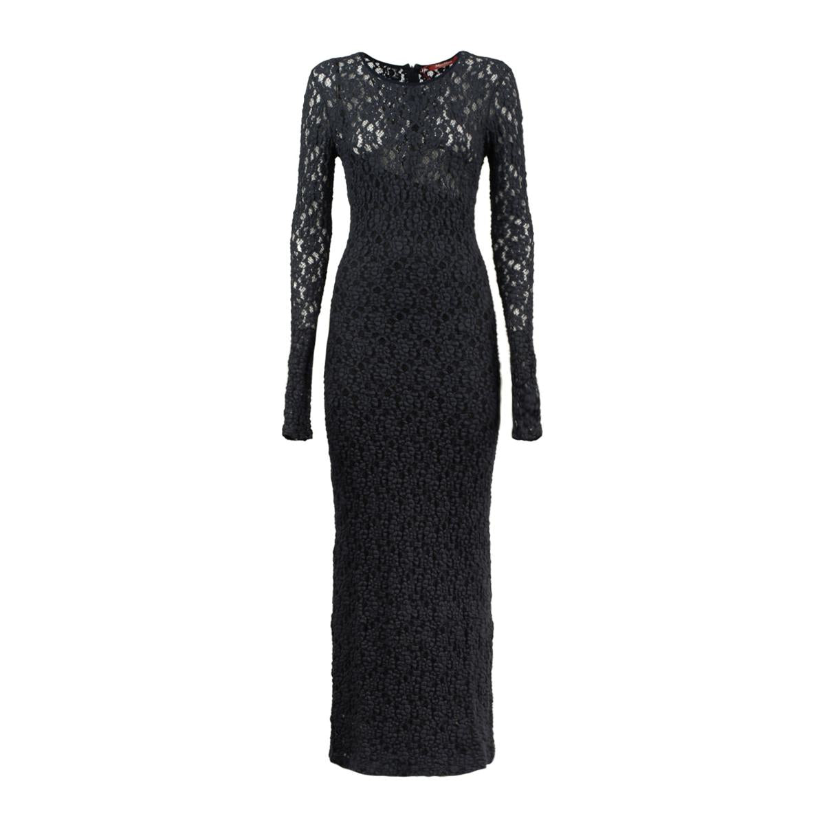 Max Mara Close-Fitting Cloqué Lace Dress