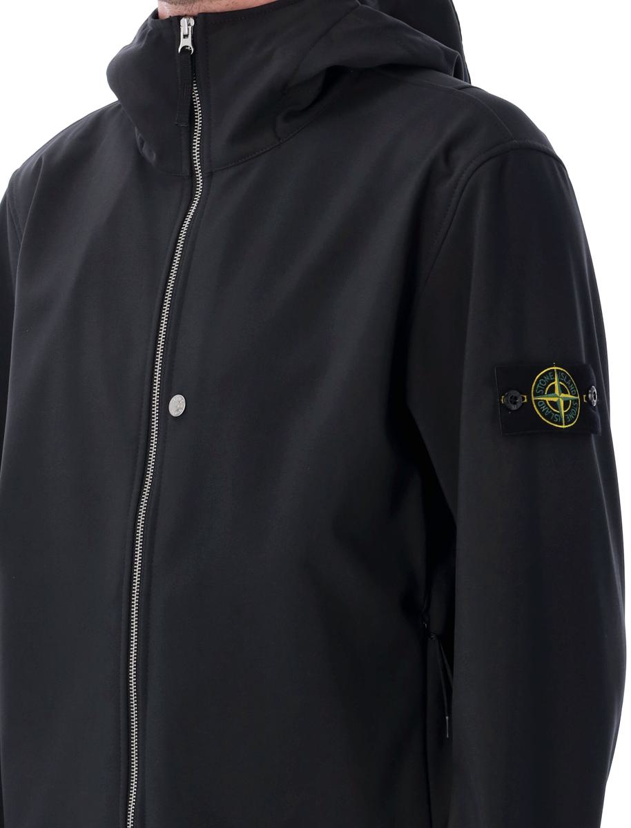 Stone Island Soft Shell-R_E.Dye® Technology Light Hooded Jacket
