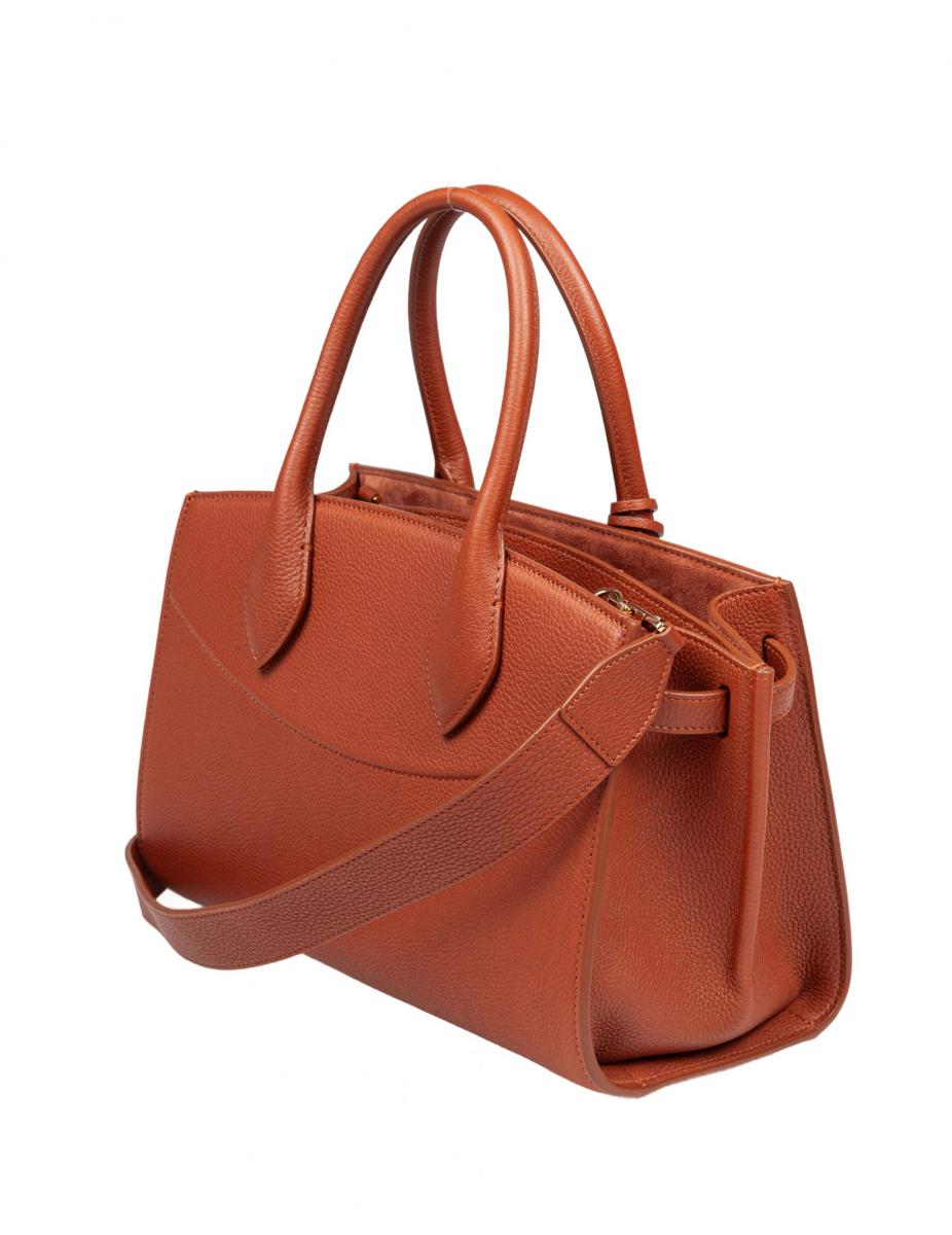Salvatore Ferragamo Hammered Leather Handbag