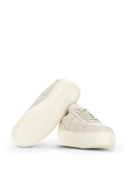 Hogan Light Beige Calf Leather Sneakers