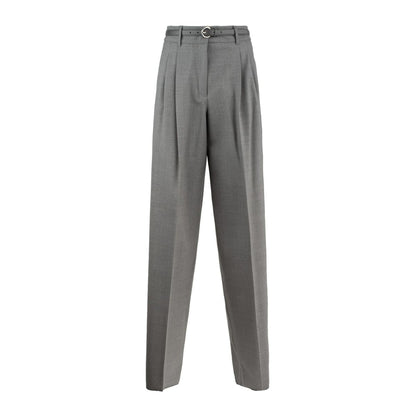 Max Mara Grey Wool Knit Pants