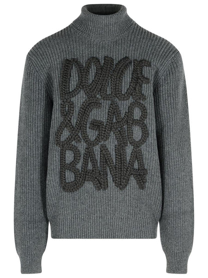 Dolce & Gabbana I Grey Virgin Wool Sweater