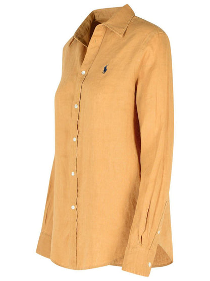 Polo Ralph Lauren Beige Linen Shirt