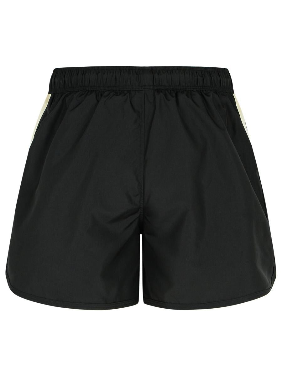 Palm Angels Black Polyester Swimsuit
