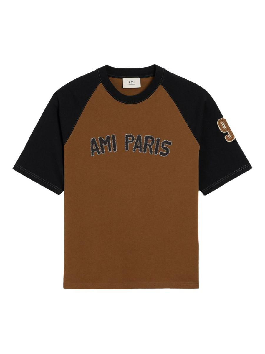AMI Paris Cotton Colorblock T-Shirt
