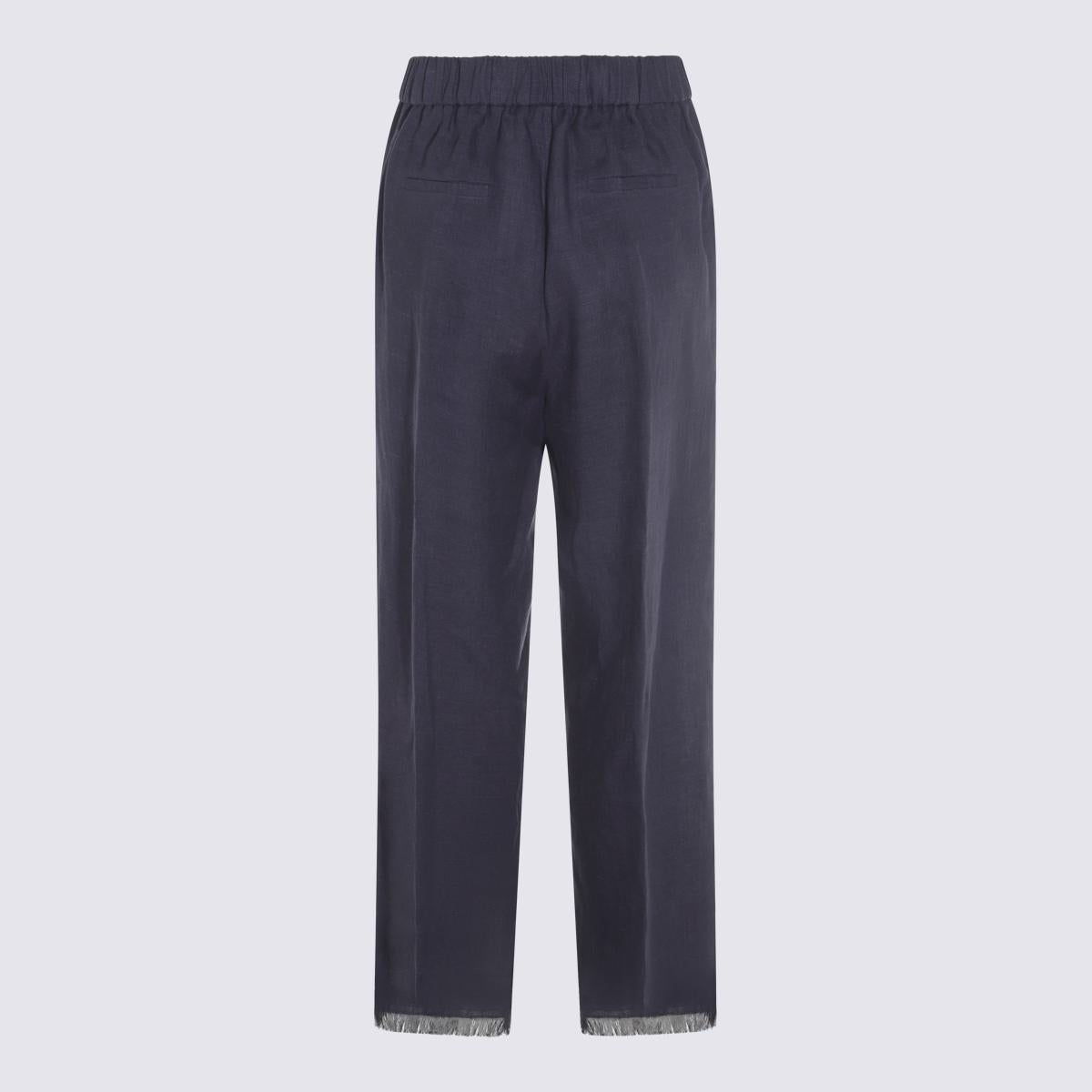 Antonelli Blue Linen Pants