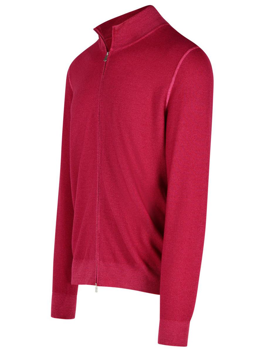 Gran Sasso Red Virgin Wool Sweater