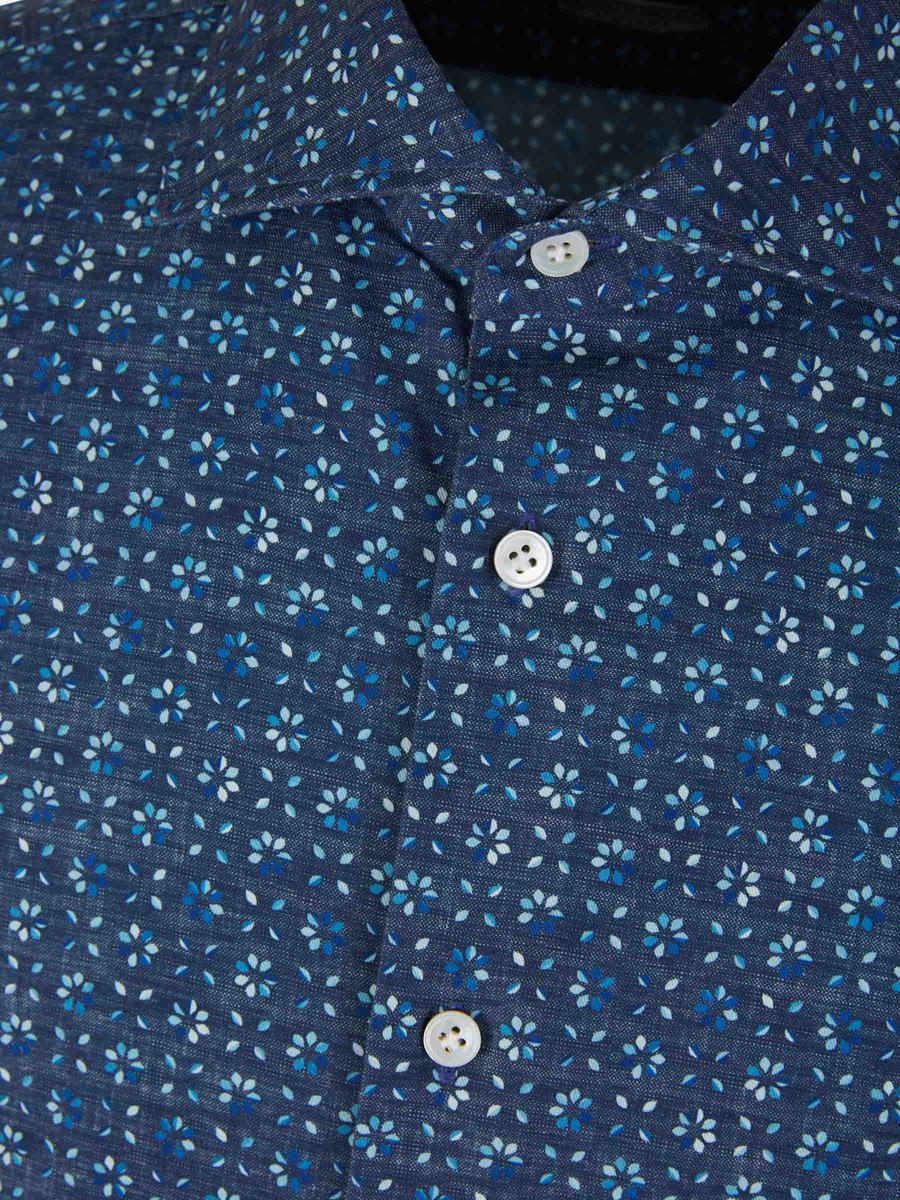 Vincenzo Di Ruggiero Printed Cotton Shirt