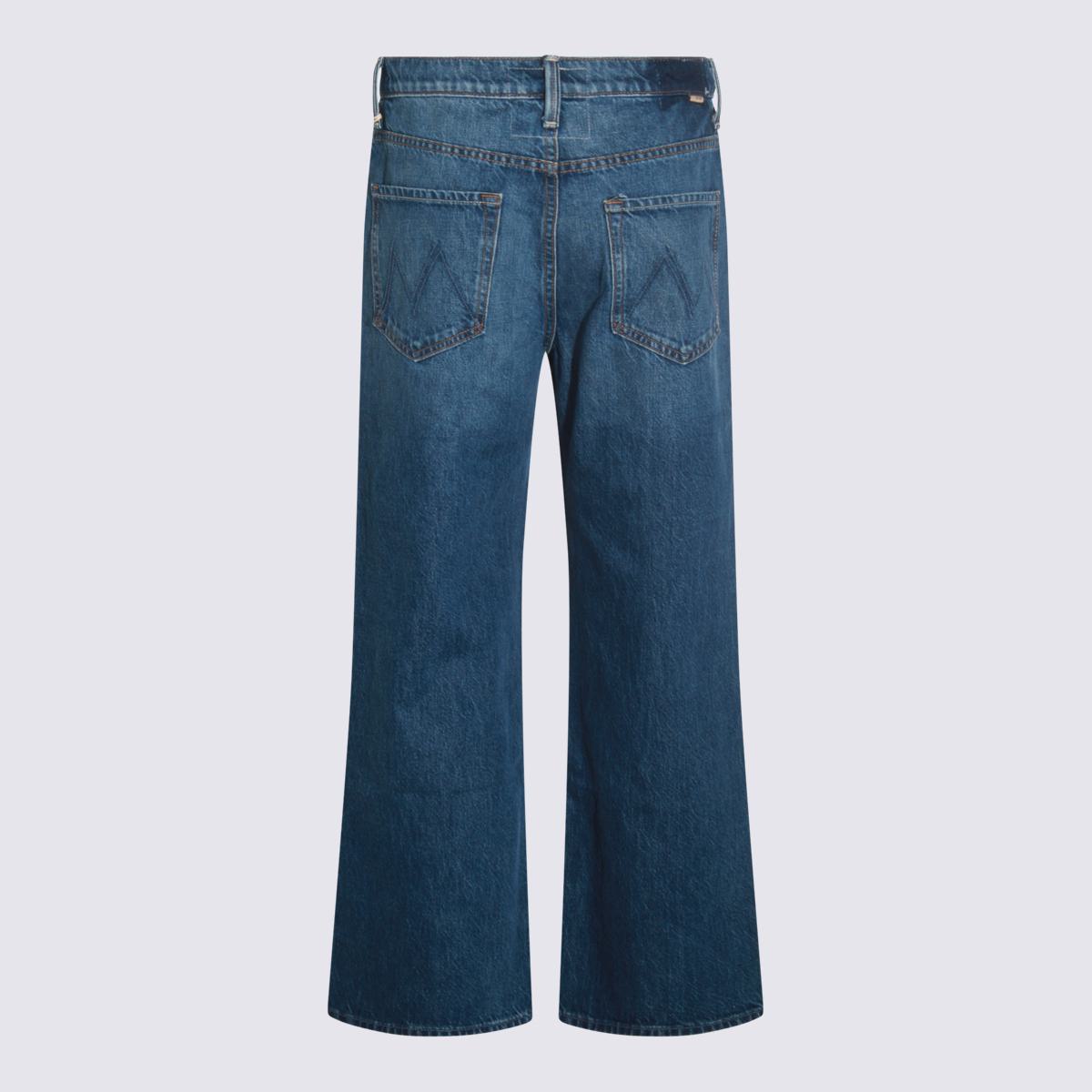 Mother Blue Cotton Denim Jeans