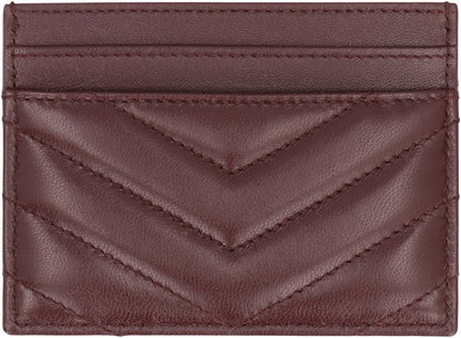 Saint Laurent Cassandre Quilted Leather Card Holder