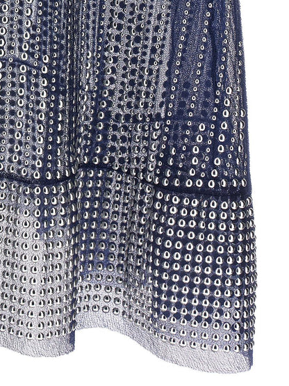 Rabanne Studded Mesh Dress