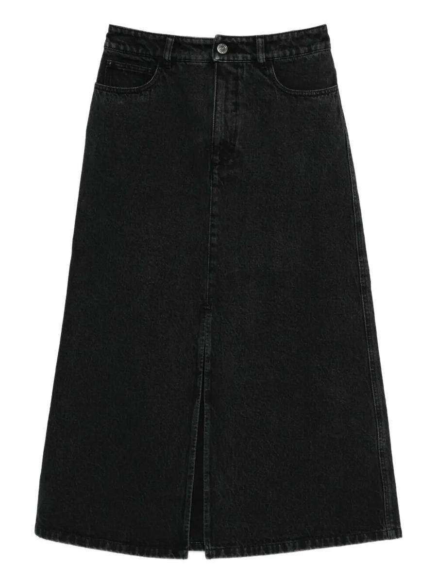 A.P.C. Georgia Denim Midi Skirt Clothing