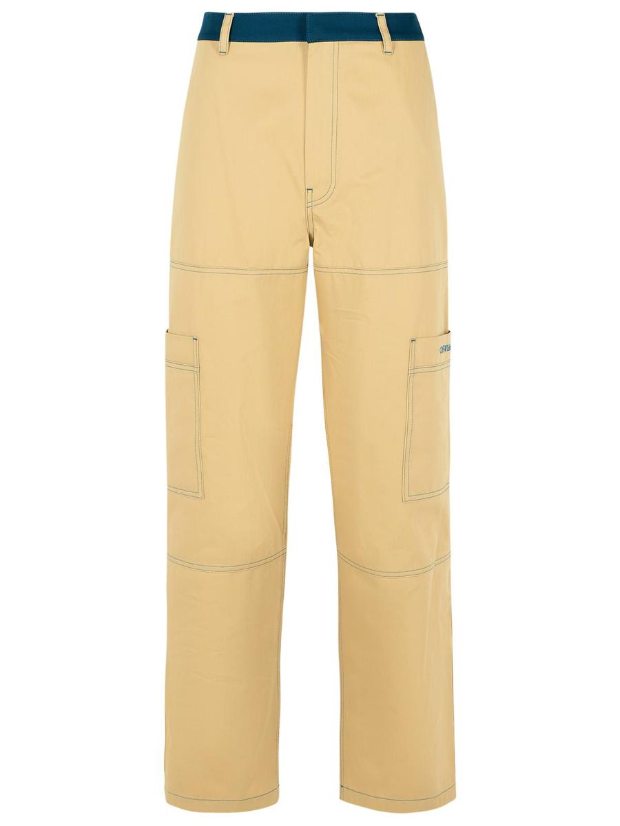 Off-White 'Cargo' Beige Cotton Pants