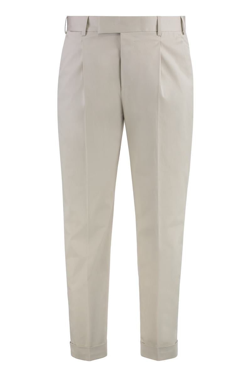 Pt Torino Edge Cotton Trousers
