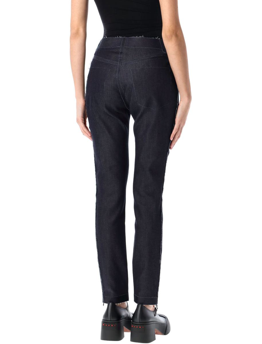 Marni Stretch Denim Trompe L'Oeil Trousers