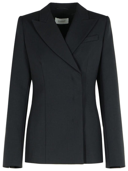 Sportmax 'Cocco' Black Virgin Wool Blazer