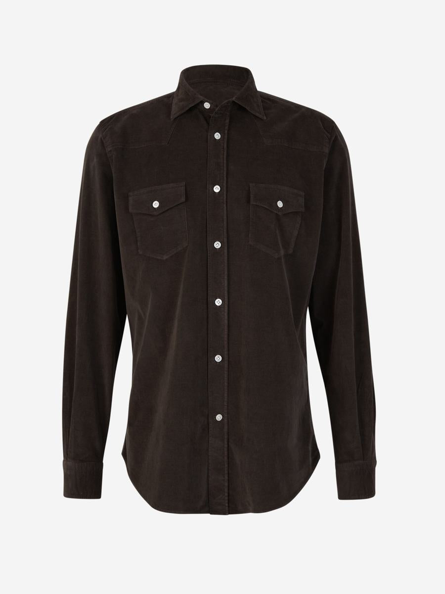 Vincenzo Di Ruggiero Cotton Corduroy Shirt