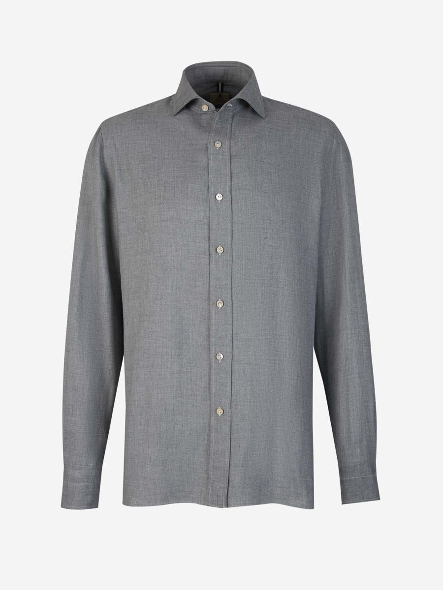 Luigi Borrelli Cotton And Wool Shirt