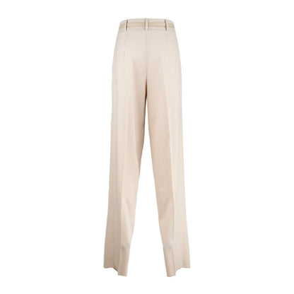Max Mara Natural Wool Knit Pants