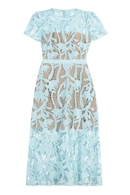 Self-Portrait Lace Midi Dress