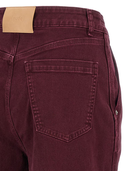 Nude Wide Leg Jeans