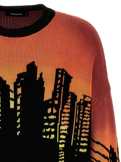 DSQUARED2 Intarsia Sweater