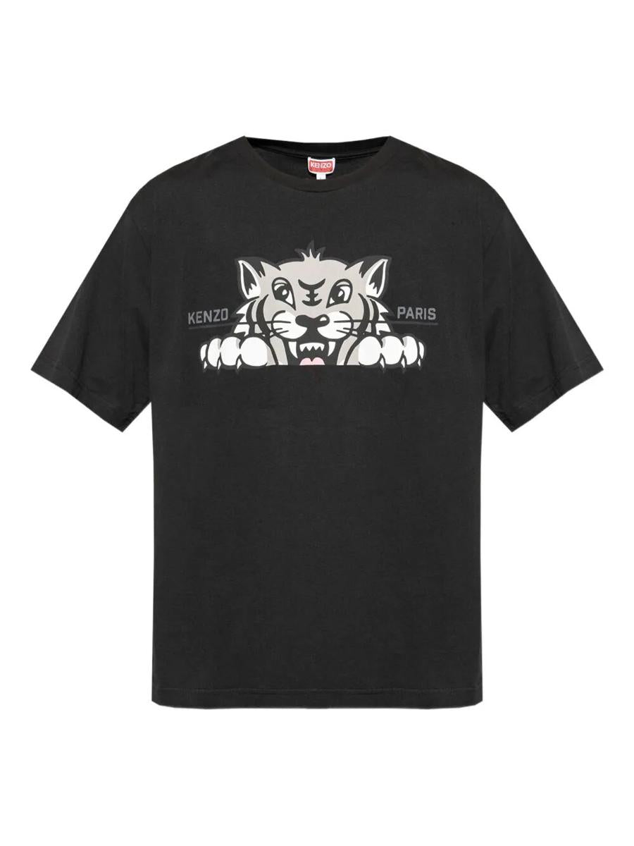 Kenzo " Happy Tiger" Oversize T-Shirt Clothing