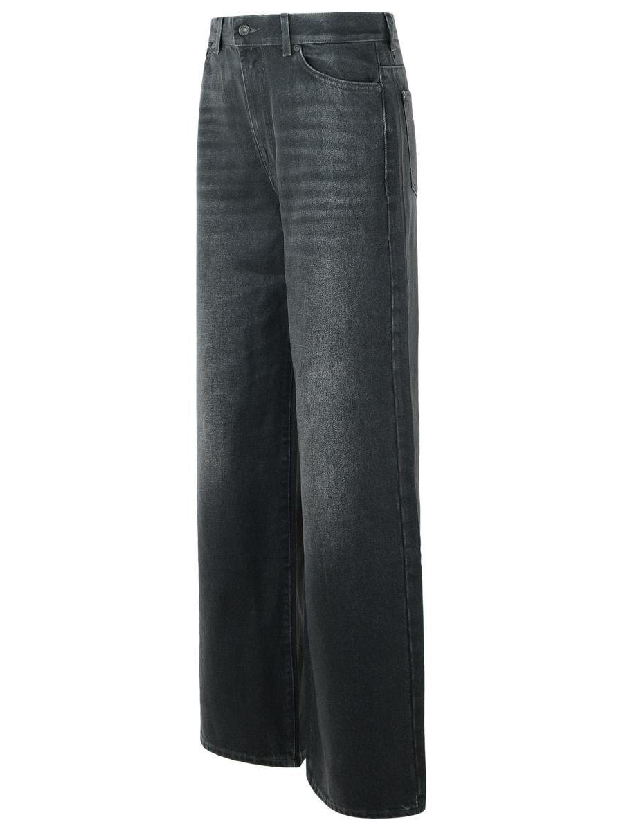 7 For All Mankind 'Liquorice' Black Denim Jeans