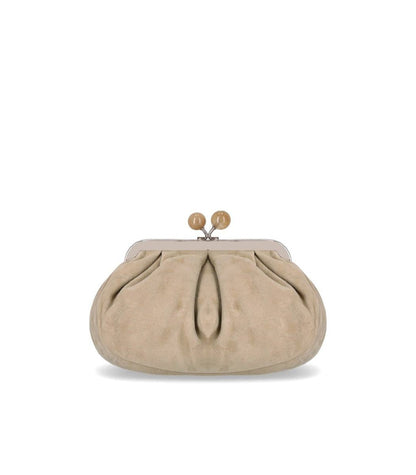 Weekend Max Mara Pasticcino Valois Small Beige Clutch