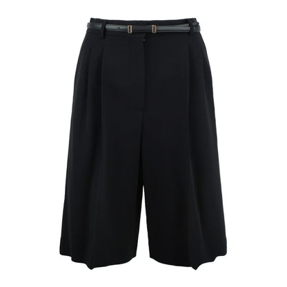 Max Mara Black Cady Bermuda Shorts