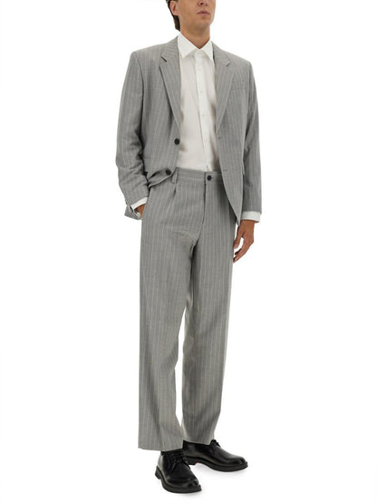 Hugo Boss Slim Fit Suit With Striped Pattern