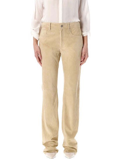 Ralph Lauren Suede Leather Trousers