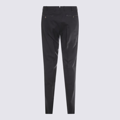 Pt Torino Navy Blue Slim Tailor Pants