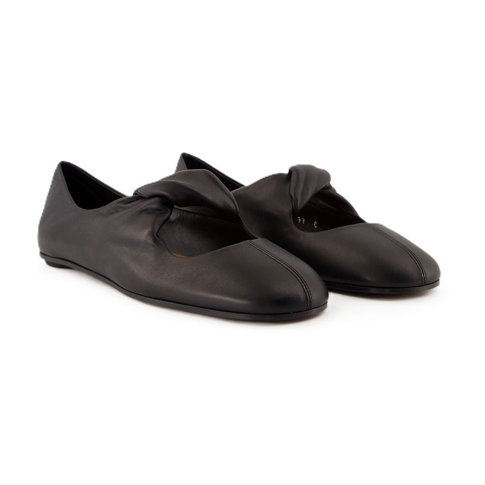 Alexander Mcqueen Twisted Detail Ballet Flats