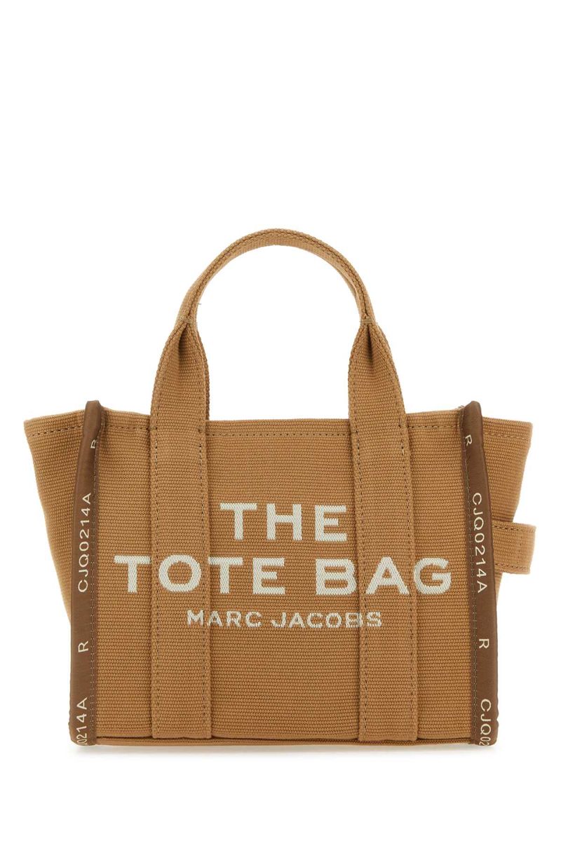 Marc Jacobs 'The Small Tote' Brown Cotton Bag