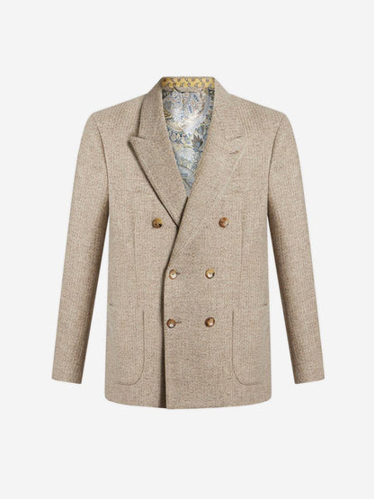 Etro Double Breasted Wool Blazer