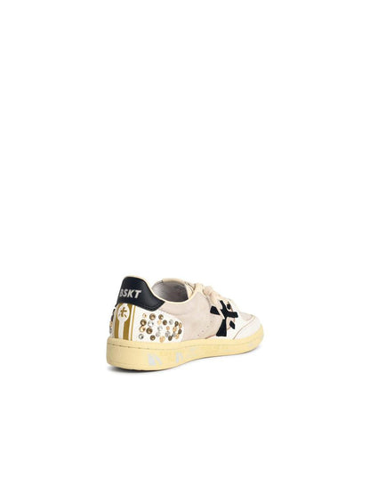 Premiata 'Bskt Clay' Two-Tone Leather Blend Sneakers