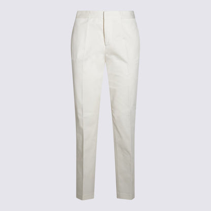 Fabiana Filippi White Cotton Pants