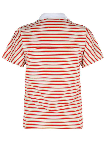 Golden Goose Red Cotton Polo Shirt