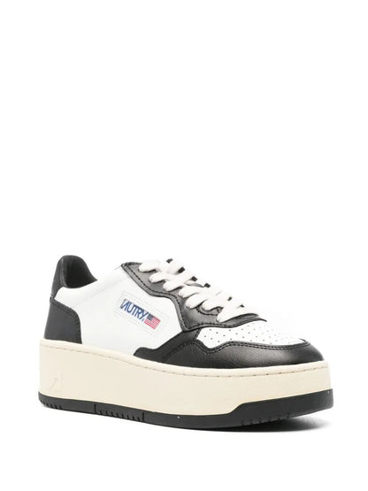 Autry "Platform Low" Leather Sneakers Shoes