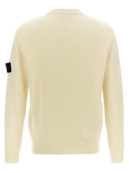 Stone Island Ribbed Wool Sweater