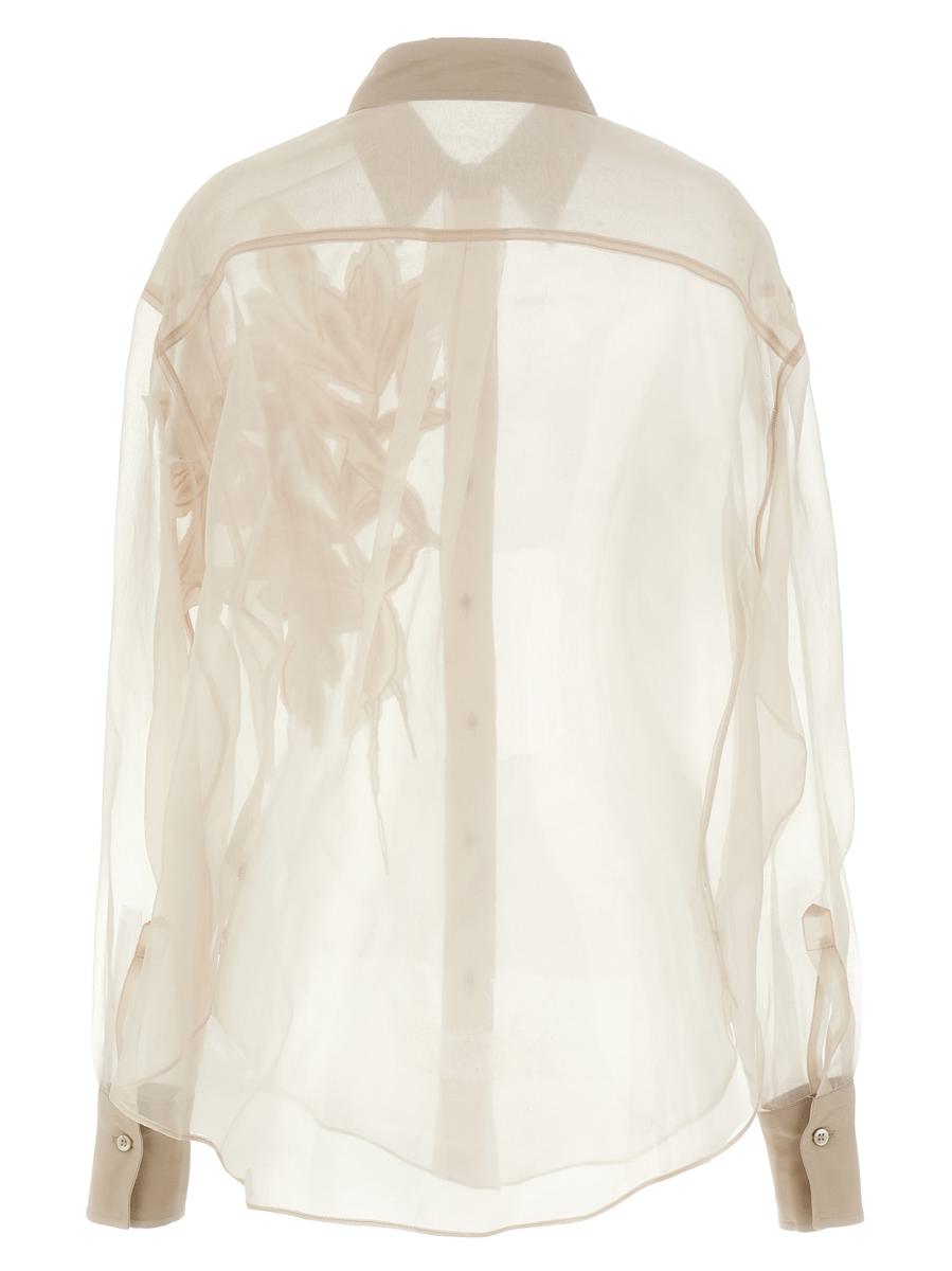 Brunello Cucinelli 'Flora Appliqué' Shirt