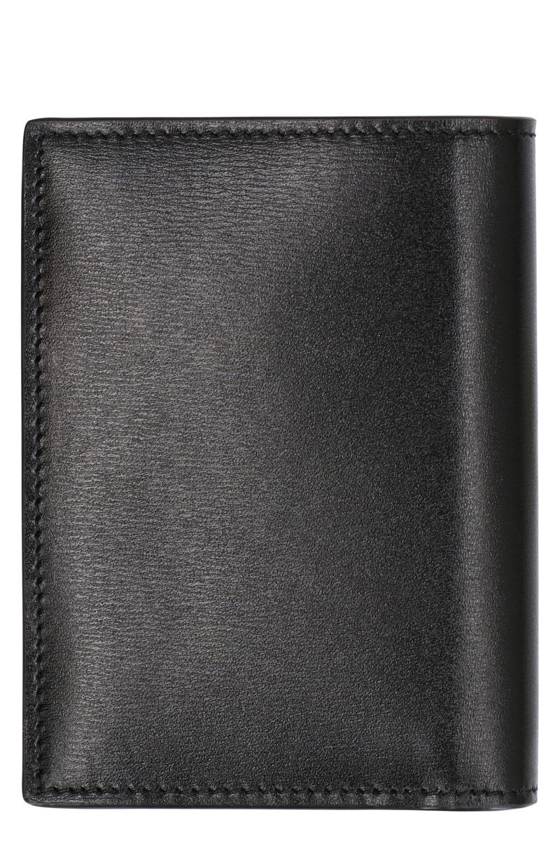 Saint Laurent Tiny Cassandre Leather Card Holder