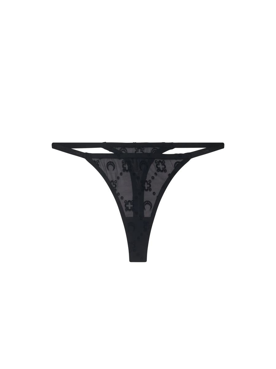 Marine Serre Moonogram Mesh Thong