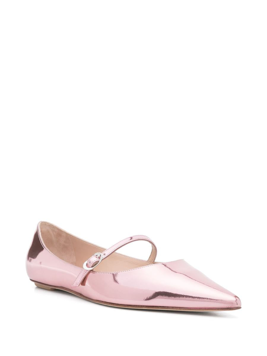 Stuart Weitzman Emilia Mary Jane Flat Shoes