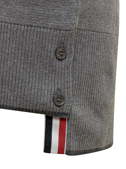 Thom Browne Cotton Dress With 4Bar Logo