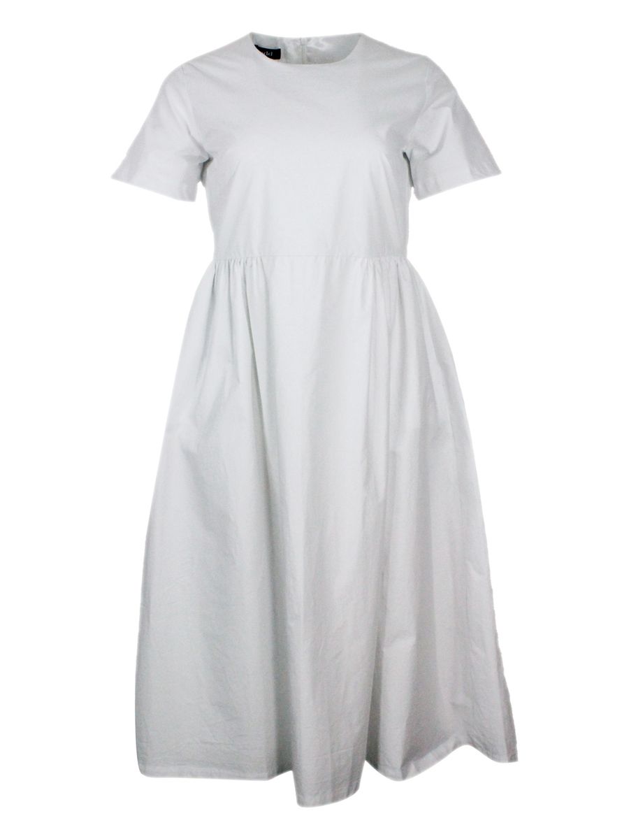 Add White Cotton Dress