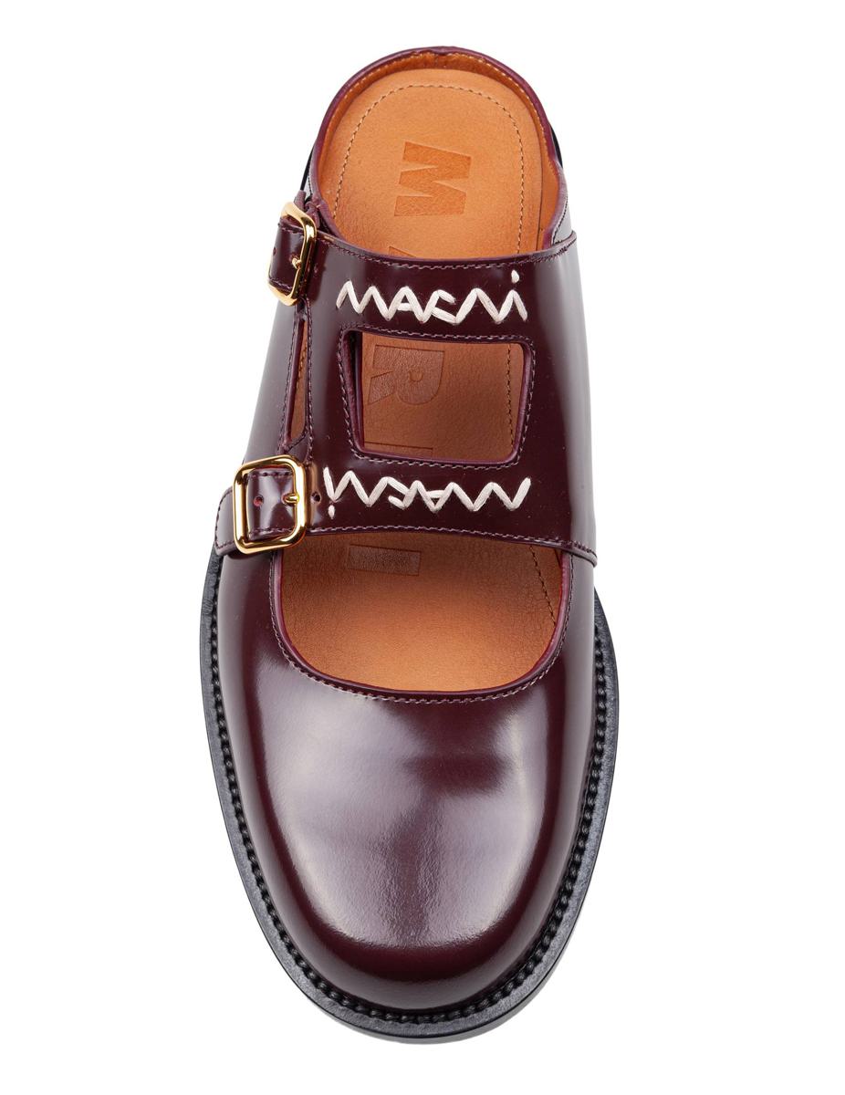 Marni Bambi 3.0 Moccasin Sabot Made Of Brushed Calfskin